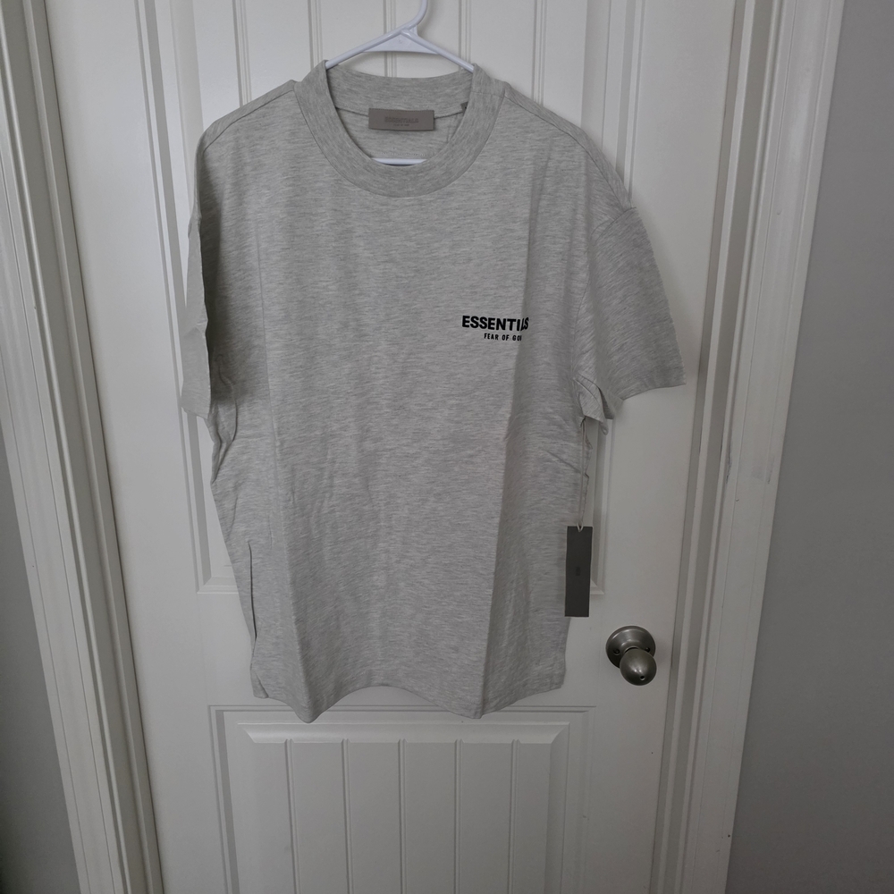 Essentials Light Gray Short Sleeve Tee